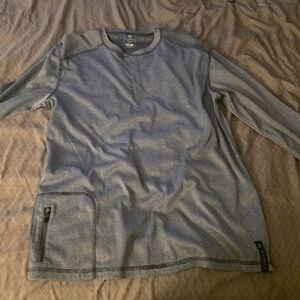 Men's Flatwood Threads Casual Blue Button Down Shirt